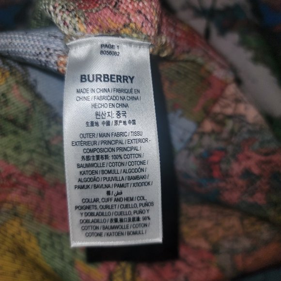 Burberry Map Print Cotton Sweater - Picture 3 of 4